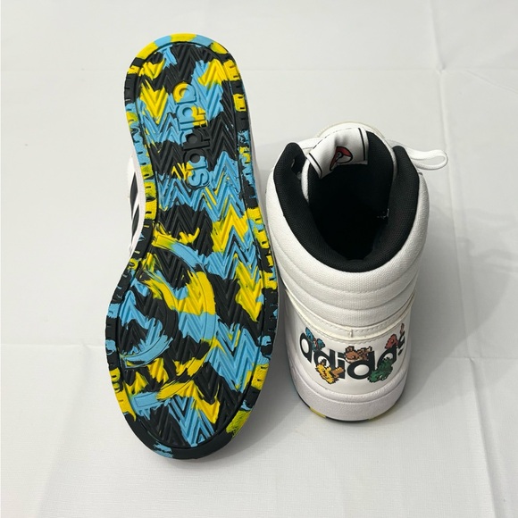 Pokemon Adidas Hoops Shoes Size 5.5 Adidas Hoops Mid 2.0K Pokemon edition. - Picture 7 of 13